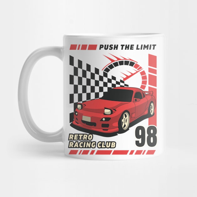 Retro Street Racing Club by Tip Top Tee's